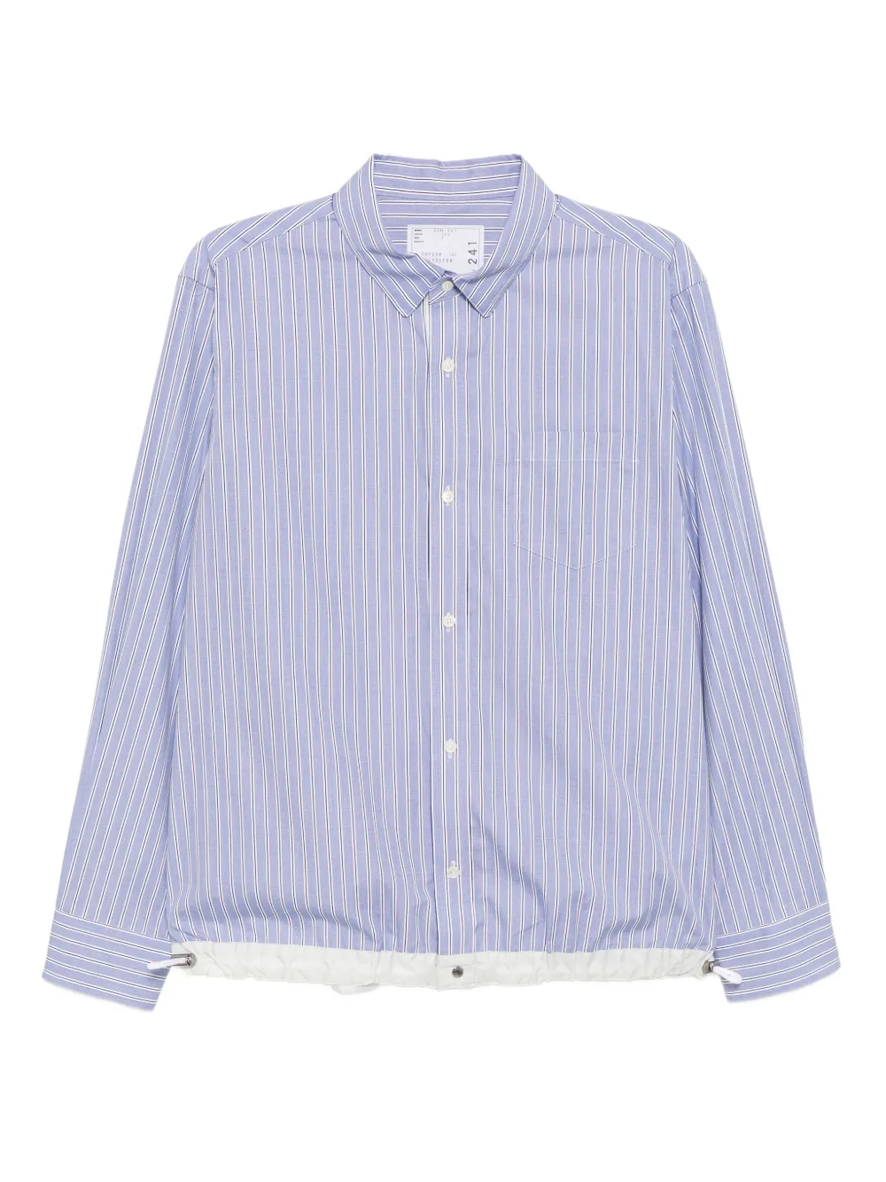 Sacai Gestreept overhemd Blauw