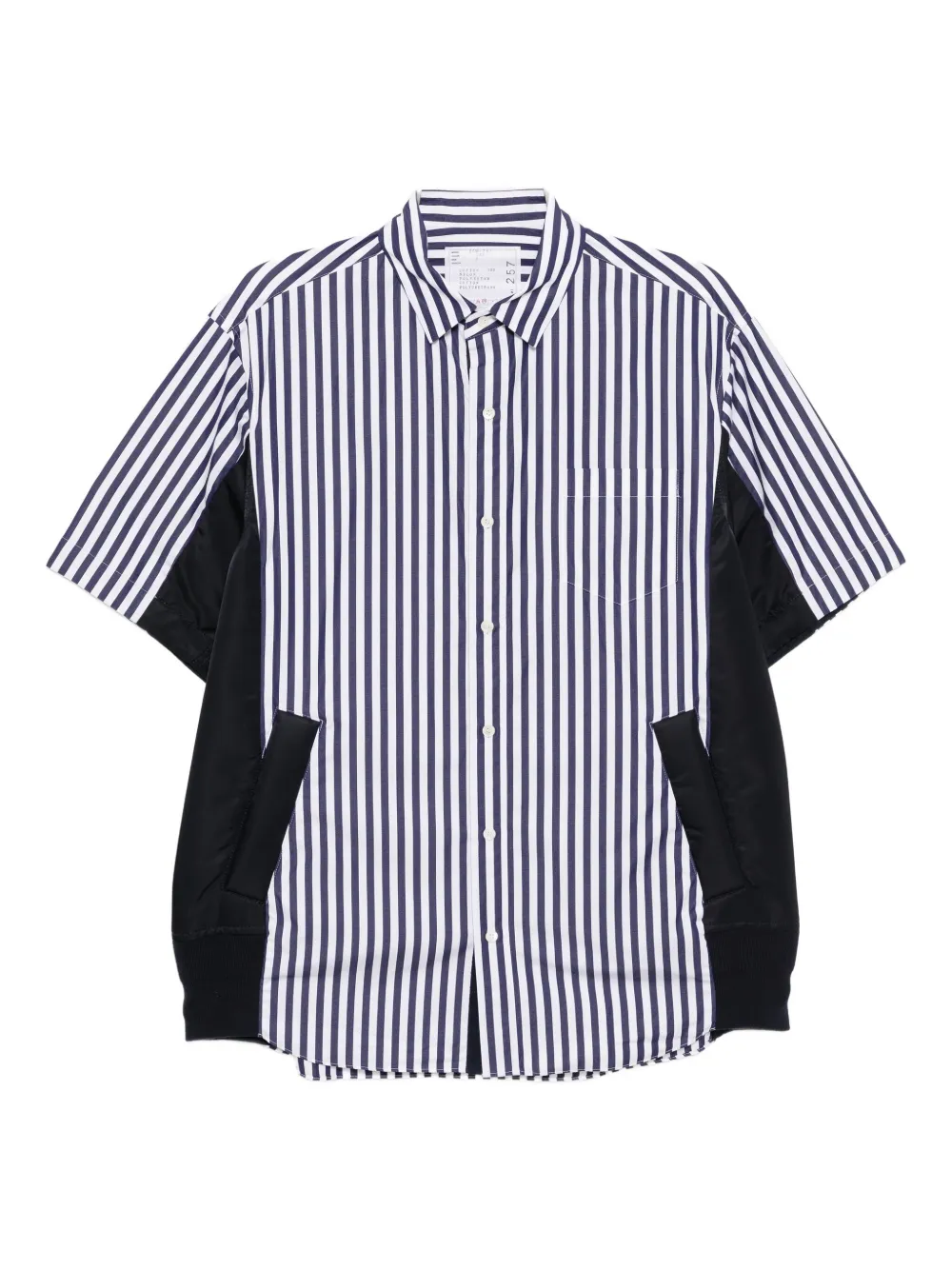striped poplin shirt