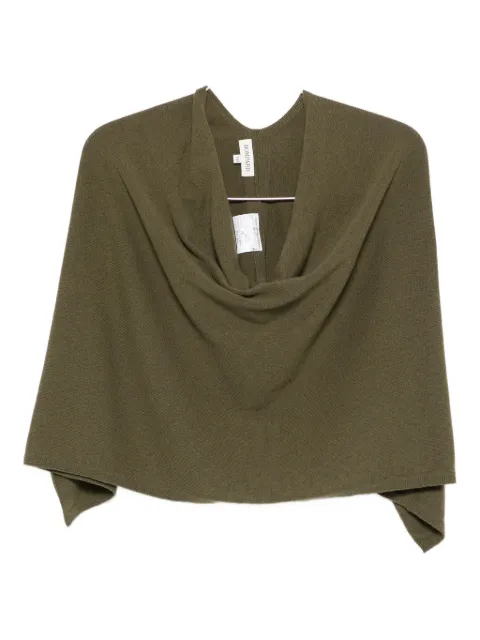 Eric Bompard cowl-neck cashmere poncho