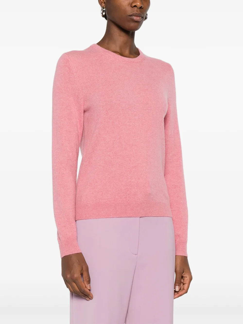  Bompard Round-neck Cashmere Sweater - Pink 