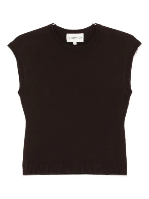 Eric Bompard round-neck ribbed vest