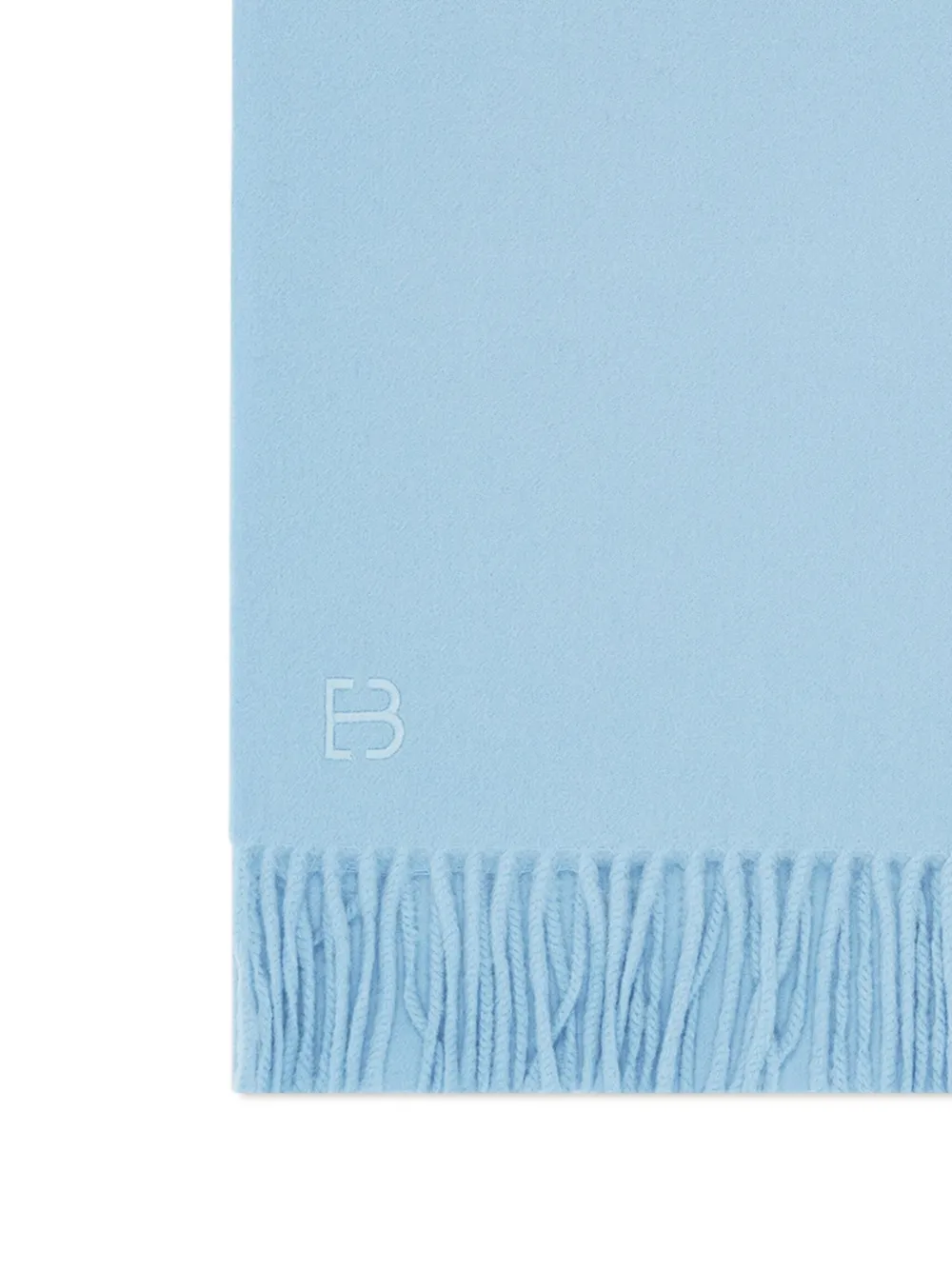 Eric Bompard monogram fringed scarf | Women | Image 2