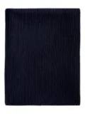 Eric Bompard ribbed cashmere scarf - Blue