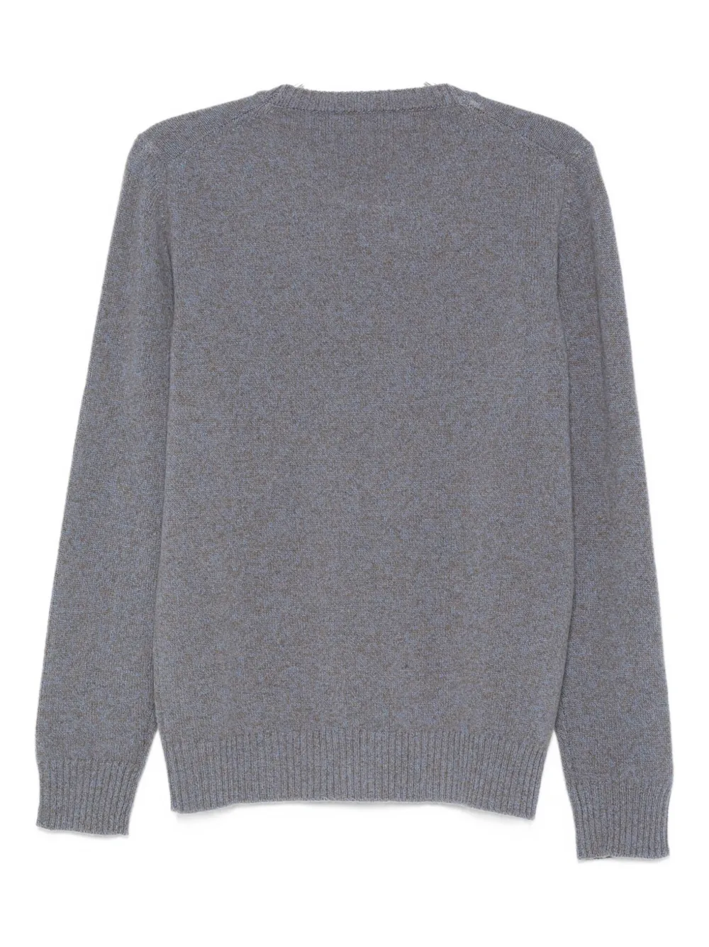 Roberto Collina Plain Design Wool And Cashmere Sweater In Blue
