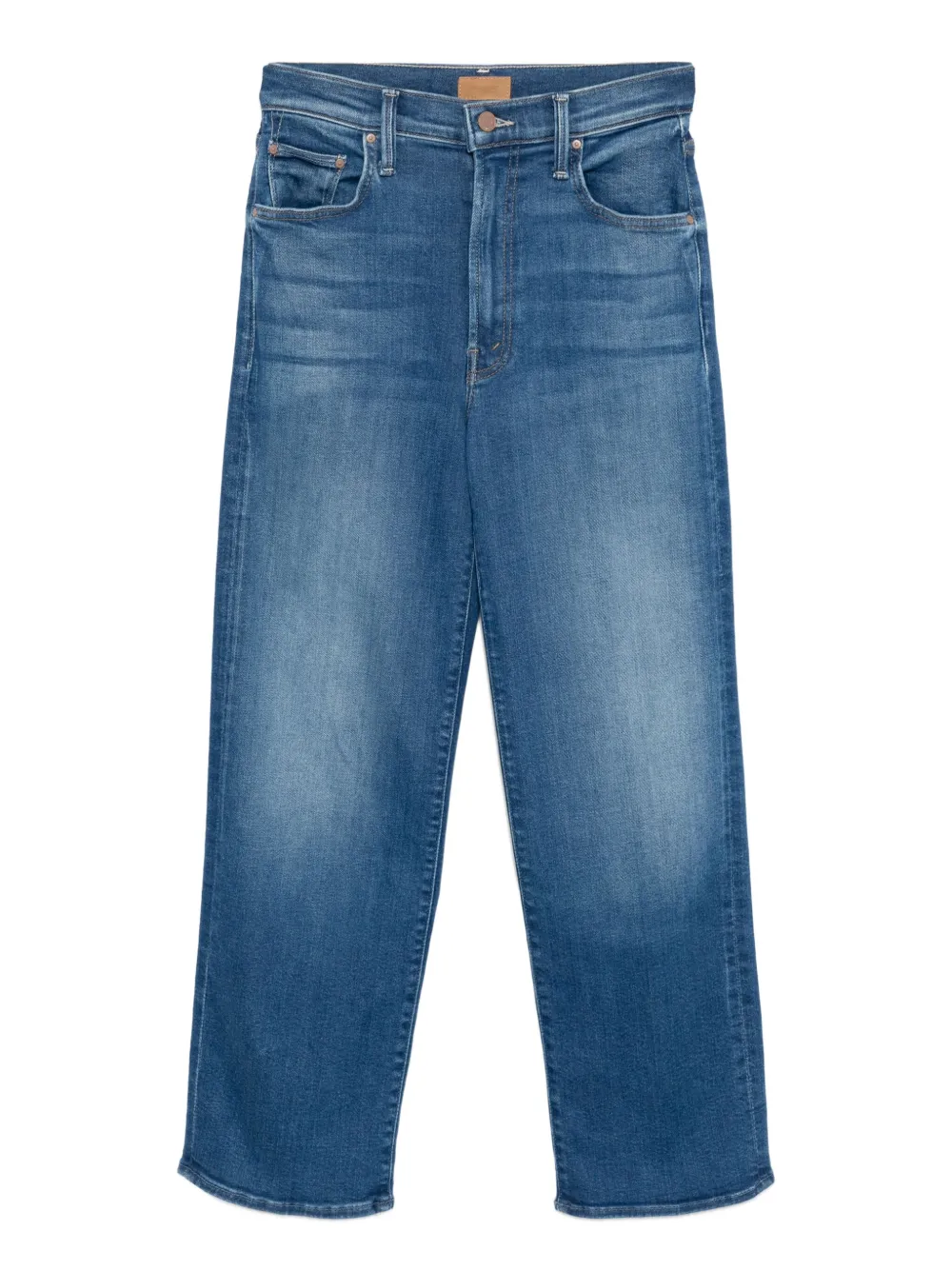 MOTHER The Rambler Zip Flood ストレートジーンズ - ブルー MOTHER The Rambler Zip Flood ストレートジーンズ - ブルー