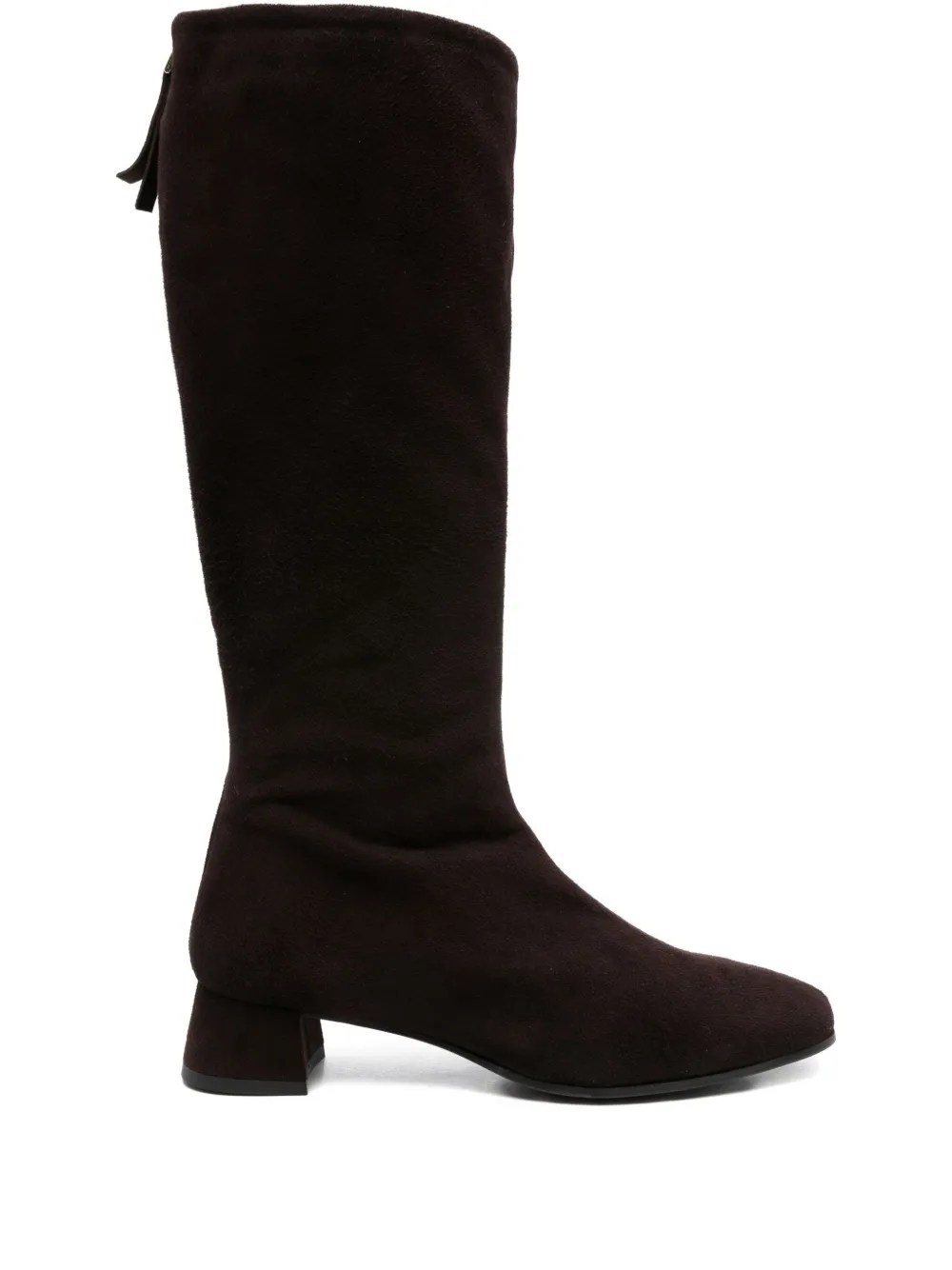 Roberto Festa suede square-toe boots Brown