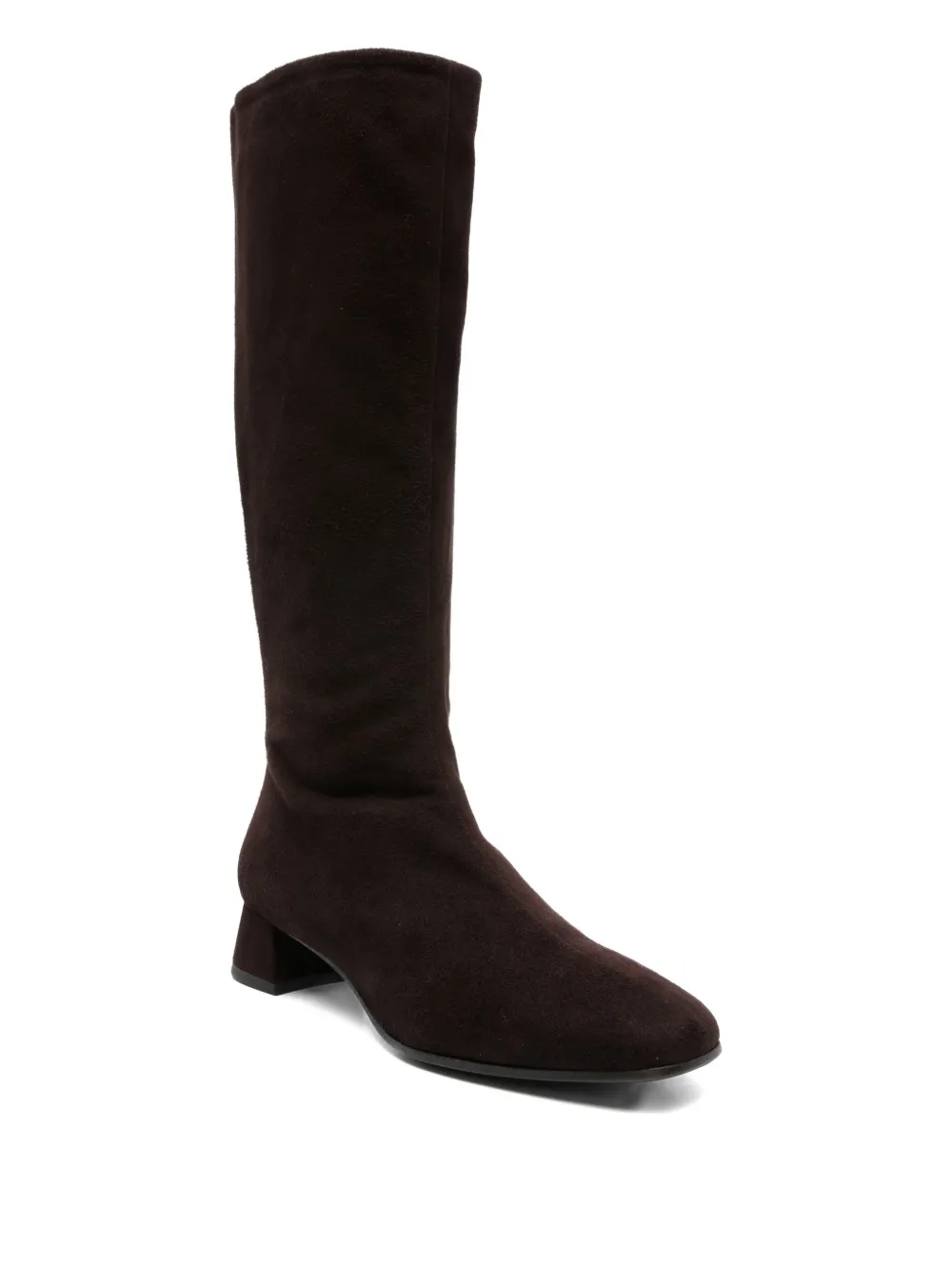 Roberto Festa suede square-toe boots Brown