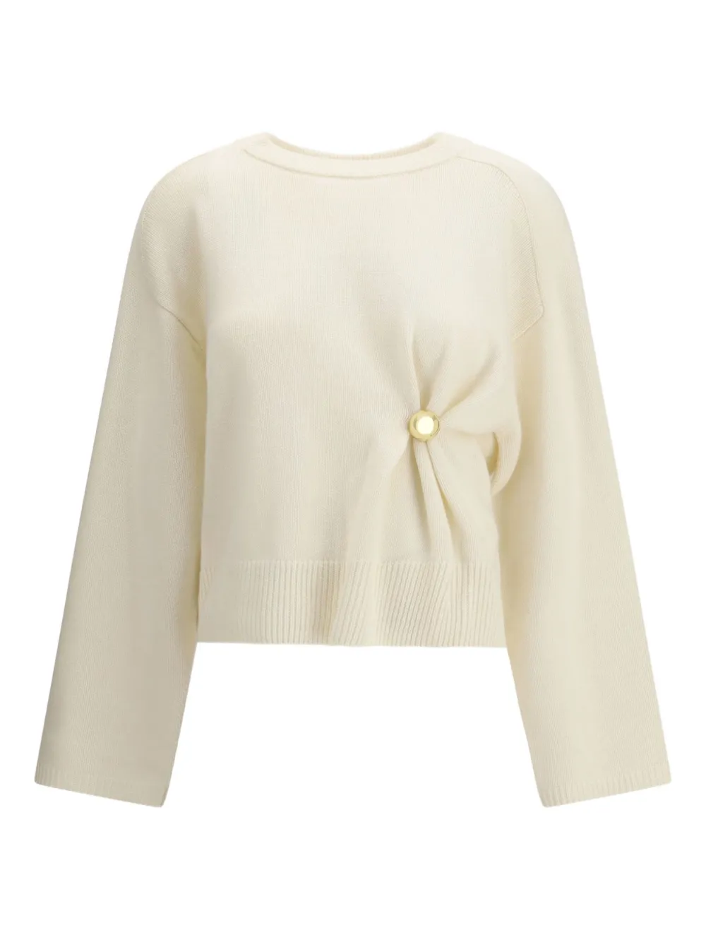 draped sweater