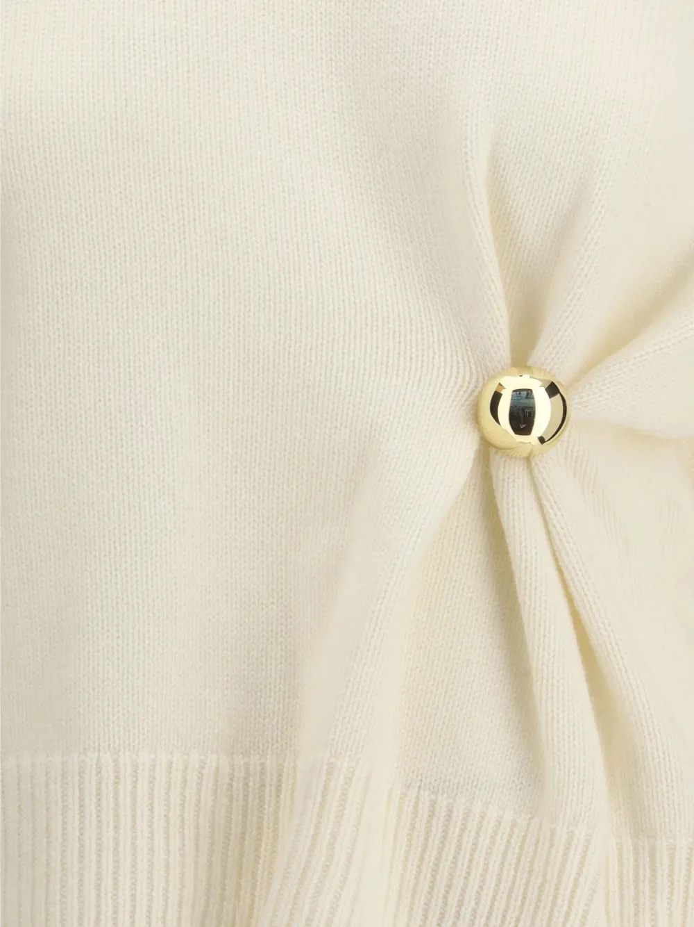 LouLou de Saison Gedrapeerde trui Beige
