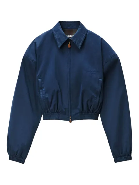 Alexander Wang cropped cinched harrington jacket