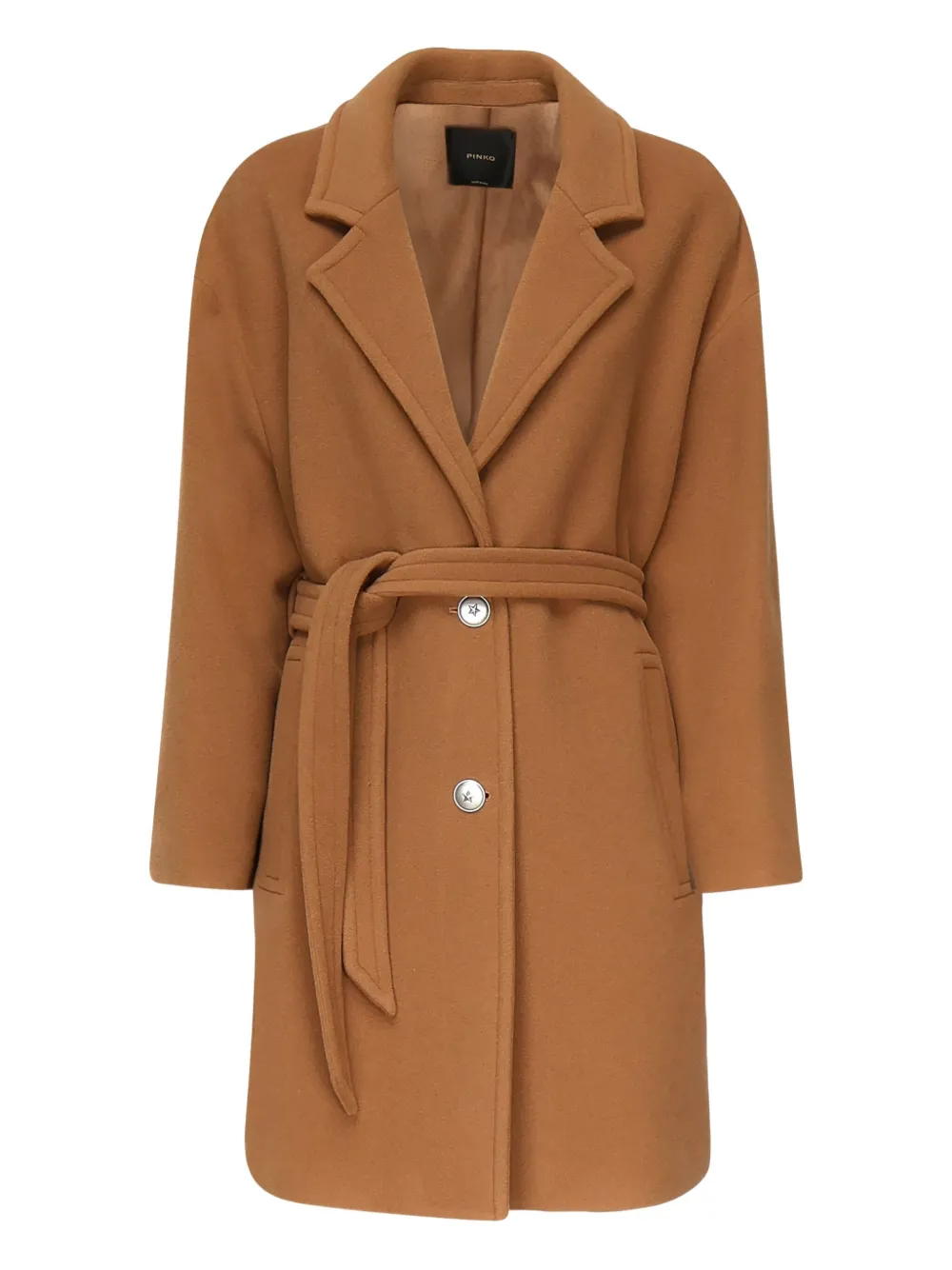 Chipster belted lapel coat