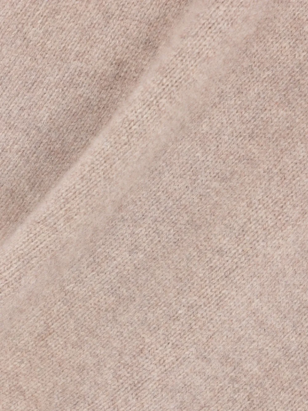 Federica Tosi wrap-front V-neck sweater Beige