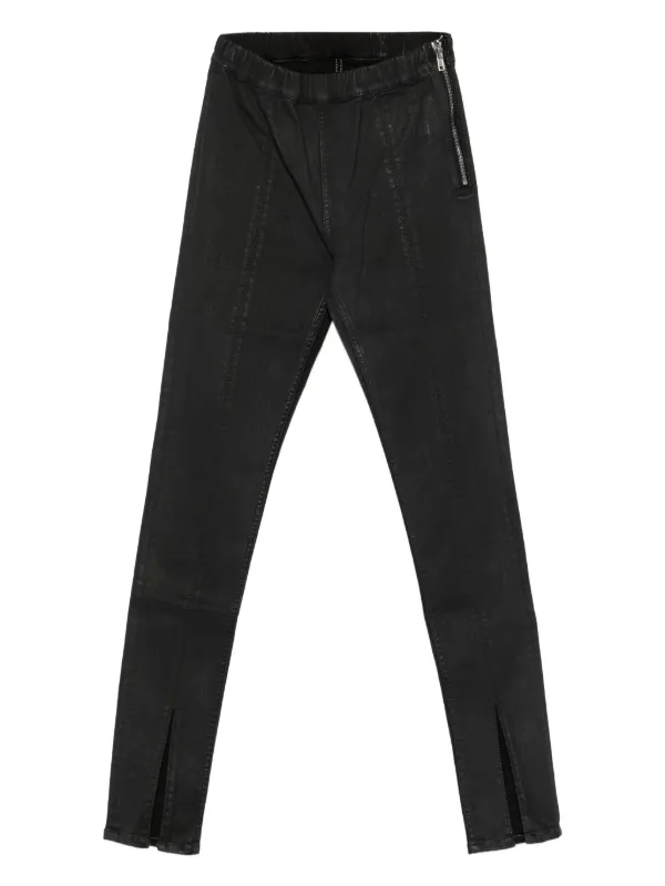 rickowens DRKSHDW ブラックデニム Rick Owens DRKSHDW ジップディテール ジーンズ | ブラック