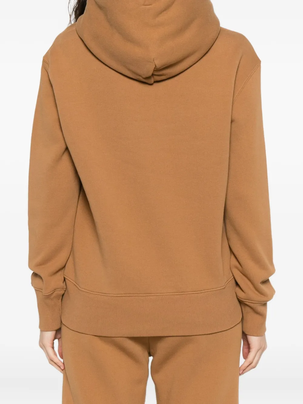 Autry Drawstring Hooded Knitwear With Ribbed Cuffs In Black