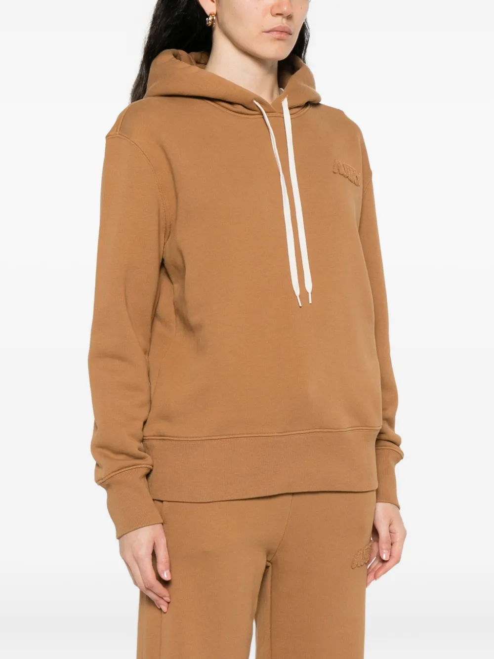 Autry Hoodie met geborduurd logo Bruin