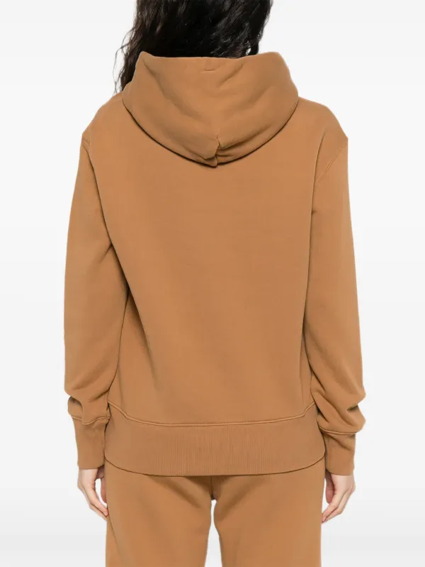 Autry logo-embroidered Hoodie | Brown | FARFETCH IL