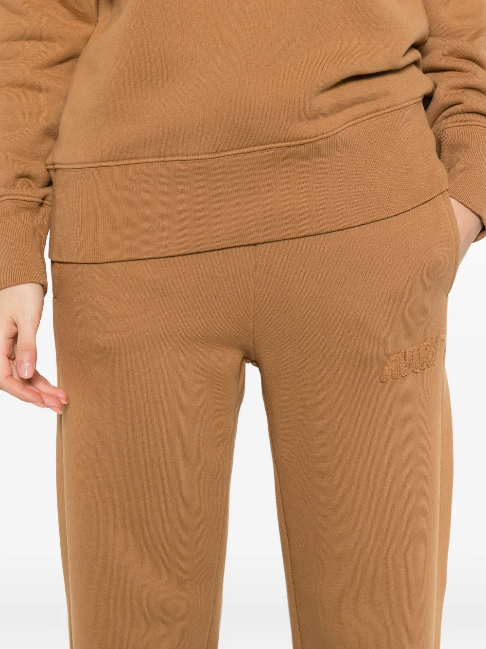 Autry Joggingbroek met geborduurd logo Bruin