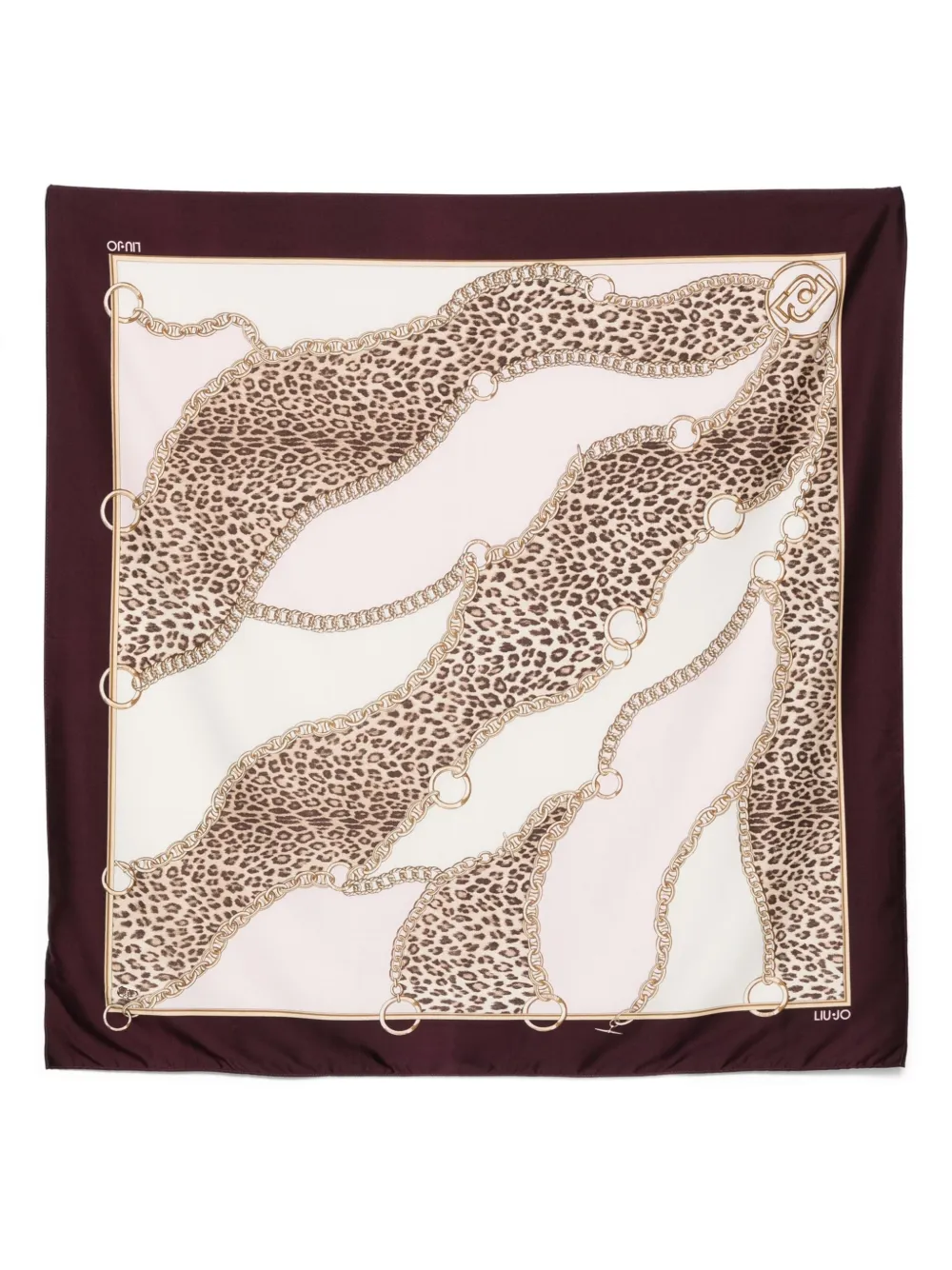 leopard-print scarf