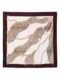 LIU JO leopard-print scarf - Pink