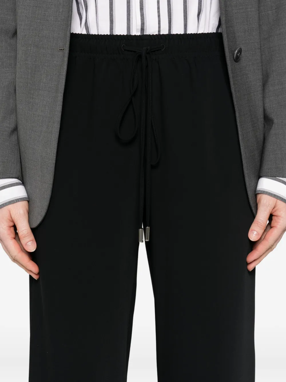 Ermanno Scervino Broek met trekkoord Zwart