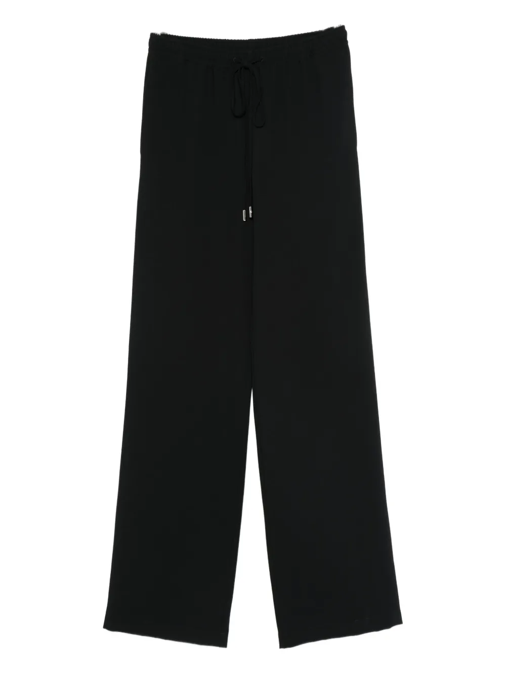 Ermanno Scervino Drawstring Trousers In Black