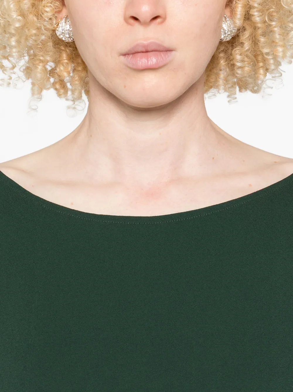 Ermanno Scervino Top met boothals Groen