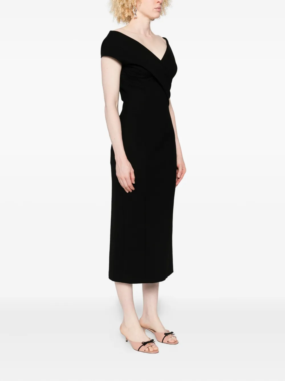 Ermanno Scervino Jurk met korte mouwen Zwart