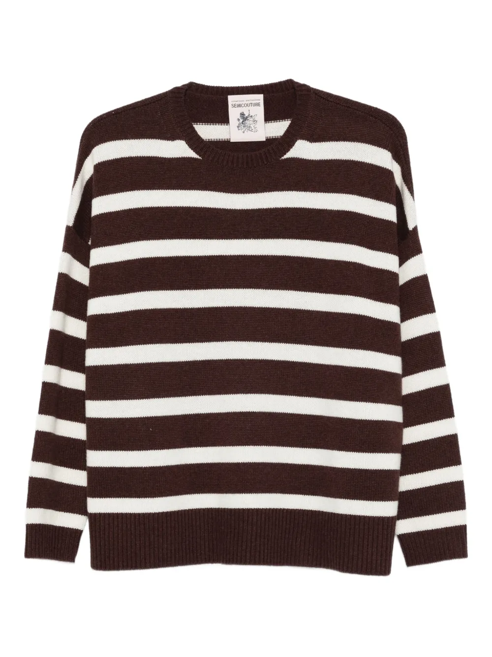 Abito Karen striped crew-neck sweater