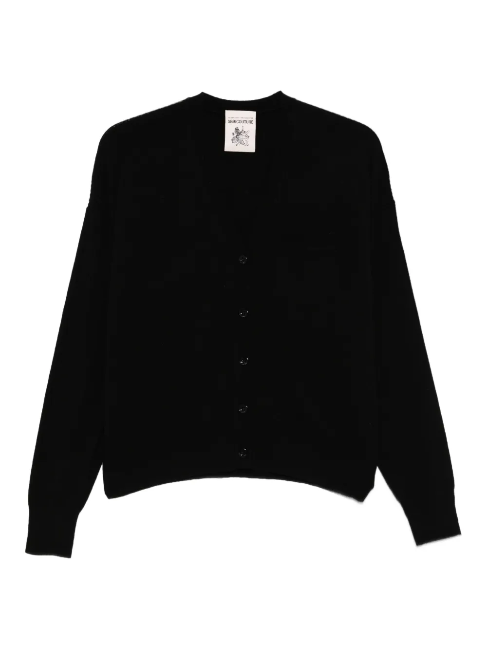 Wendy button-front cashmere cardigan