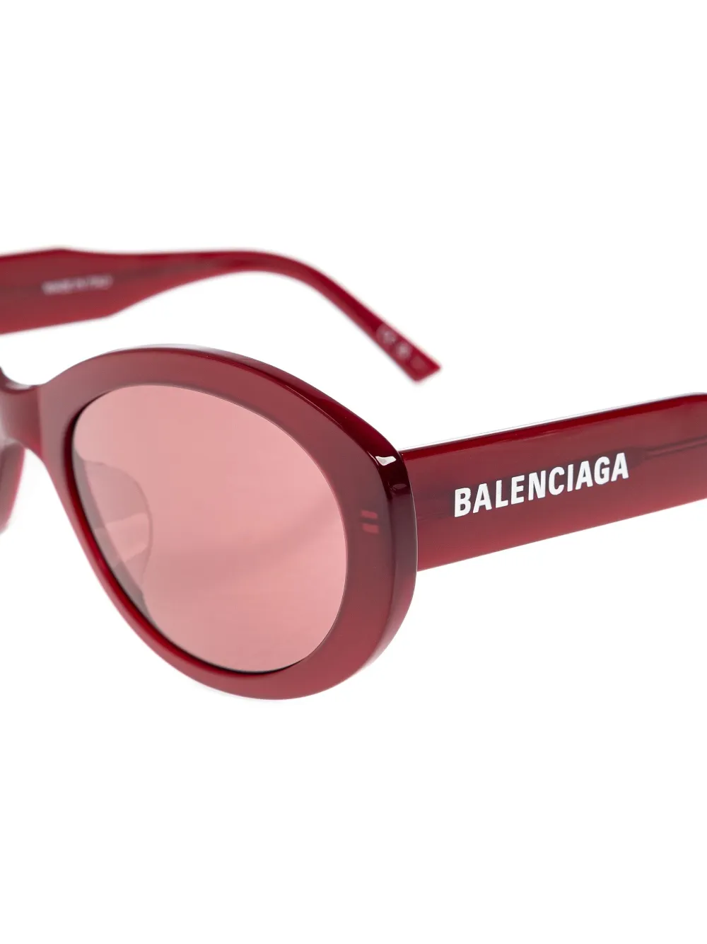 Balenciaga Eyewear oval-frame sunglasses Rood