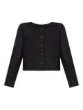Posse Emma button-front linen jacket - Black