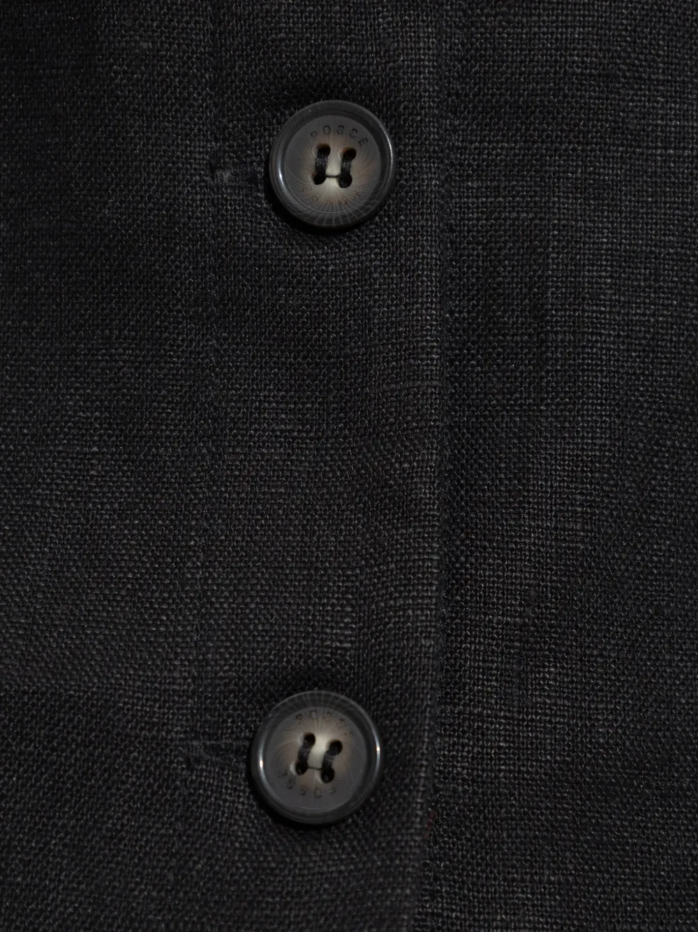 Emma Button-Front Linen Jacket