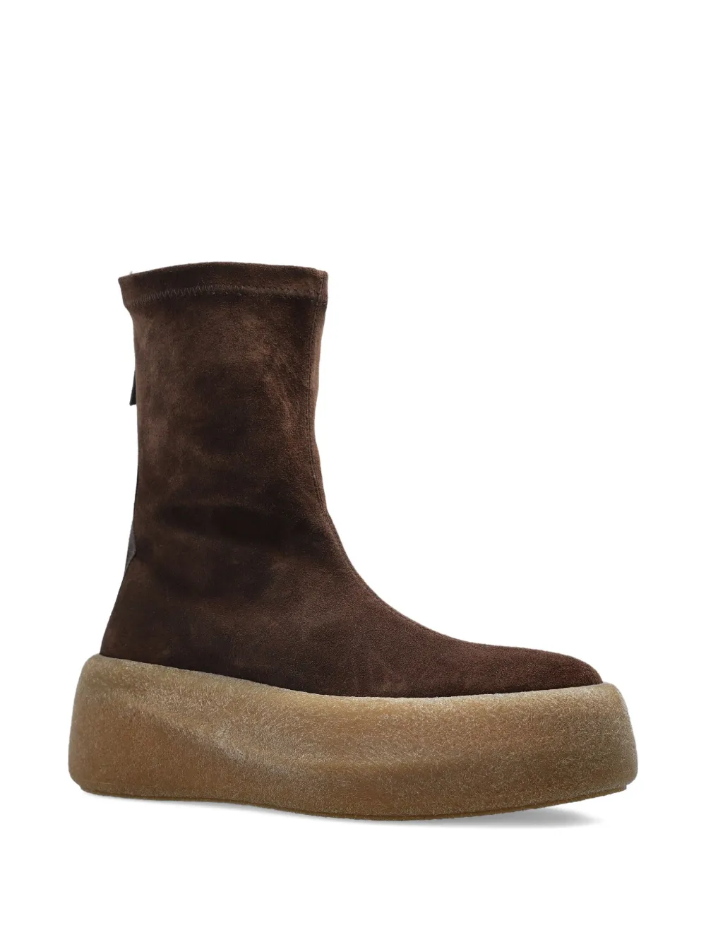 Vic Matie zip-detail platform boots Brown
