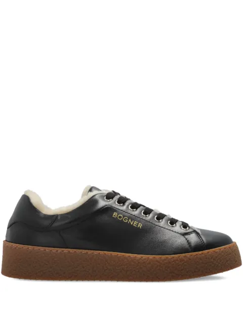 BOGNER Lucerne shearling-lined leather sneakers