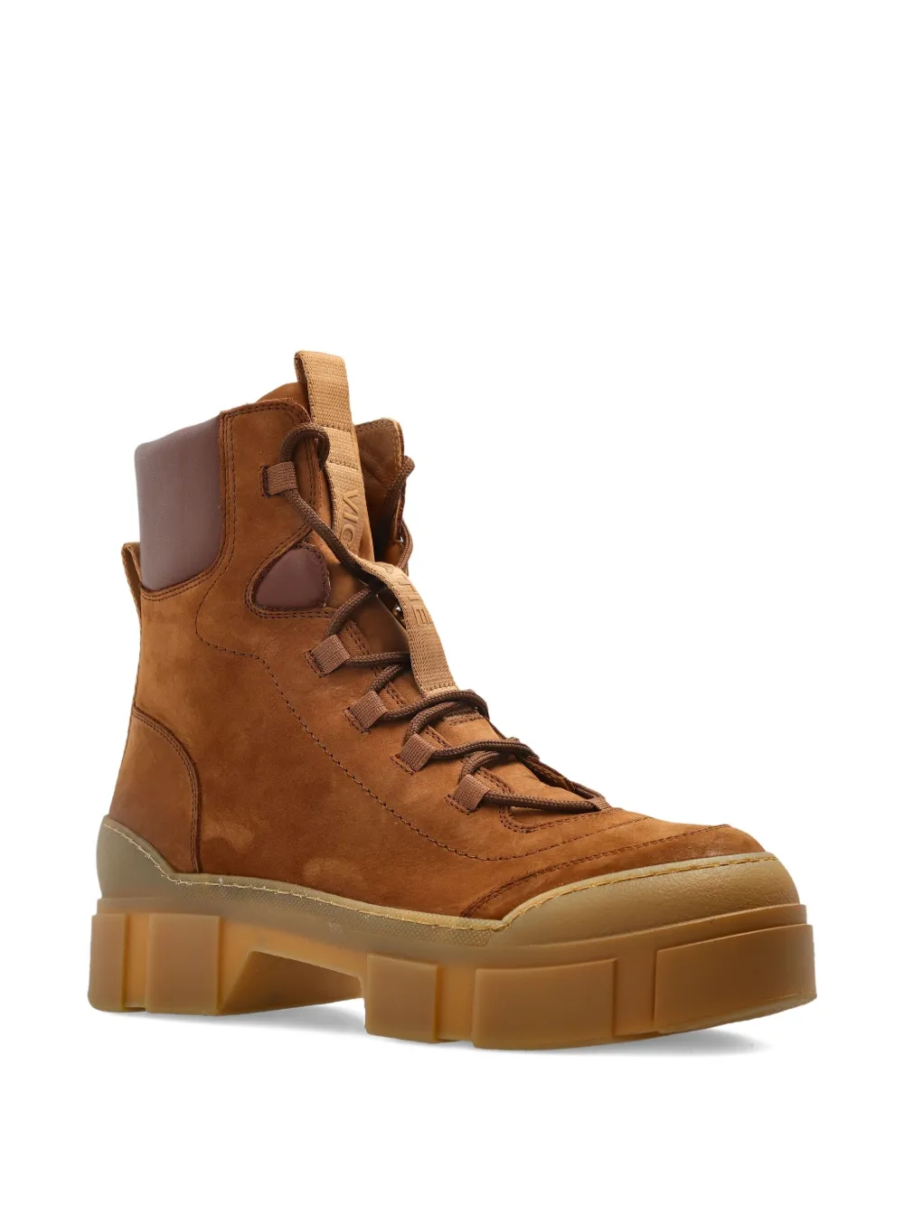 Vic Matie lace-up padded boots Brown