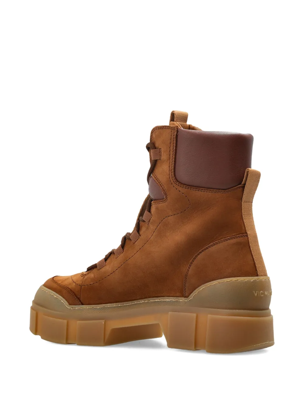 Vic Matie lace-up padded boots Brown