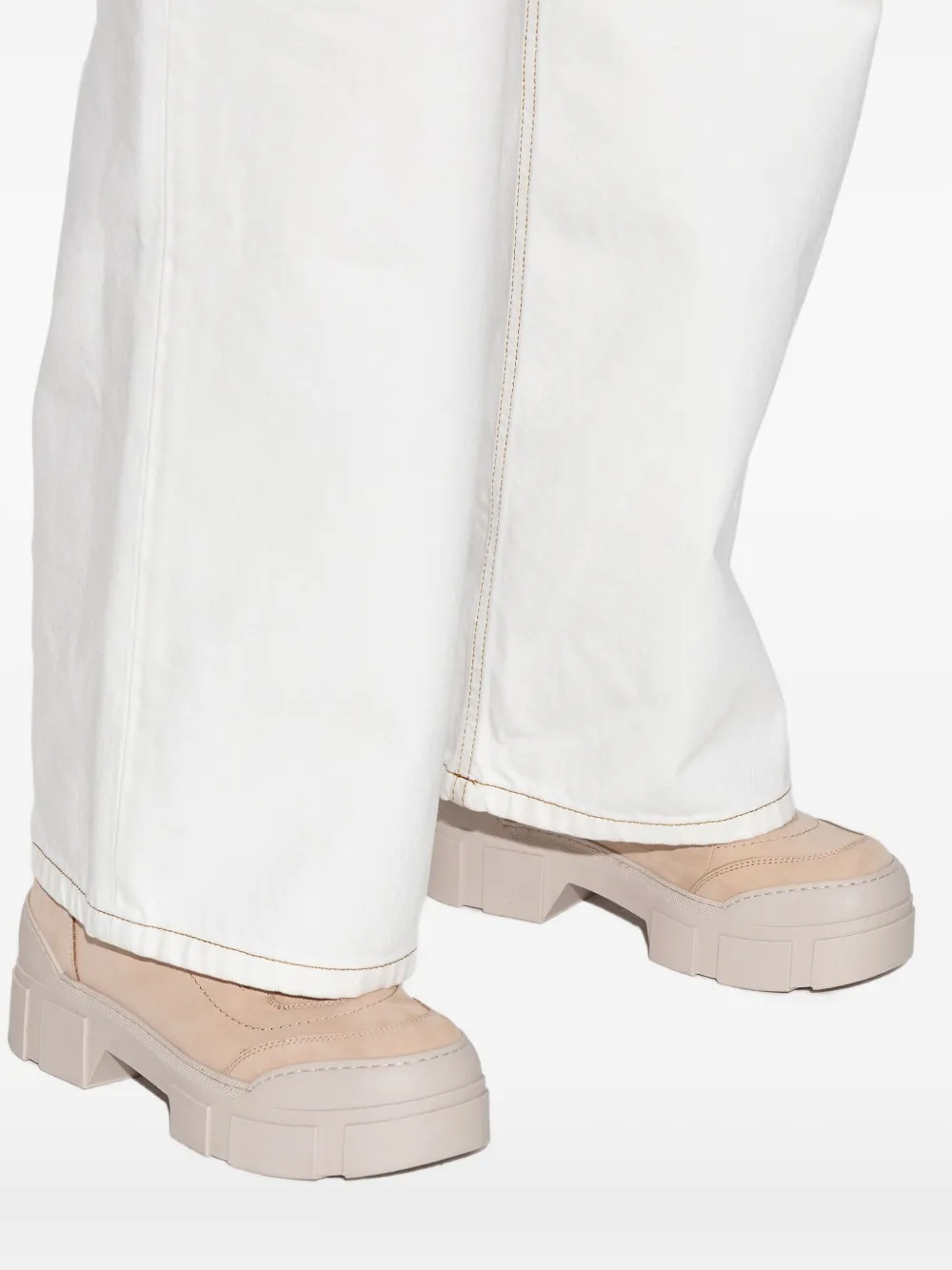 Vic Matie lace-up padded boots Neutrals