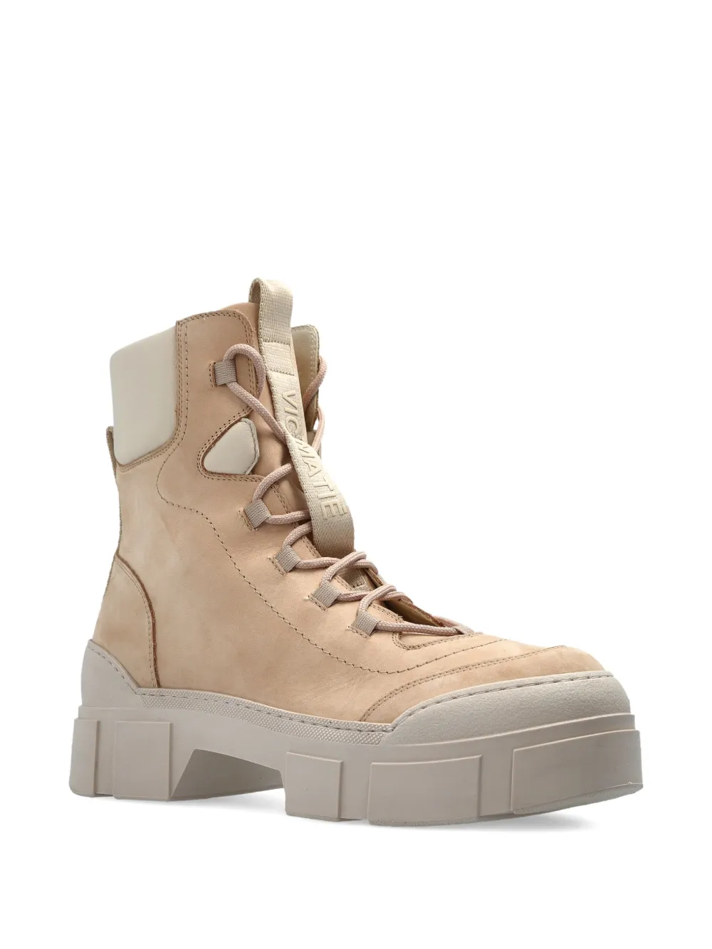 Vic Matie lace-up padded boots Neutrals