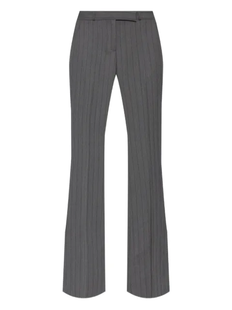 Alexander McQueen pinstripe flared trousers
