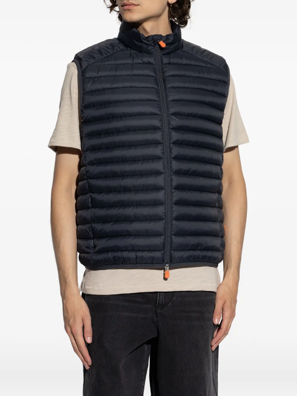 Save The Duck Quilted Gilet In Black