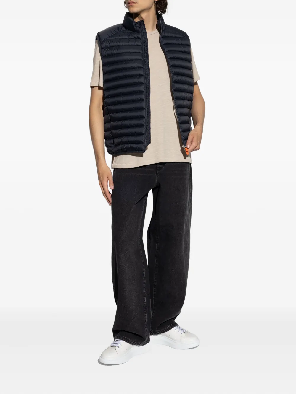 Save The Duck Quilted Gilet In Black