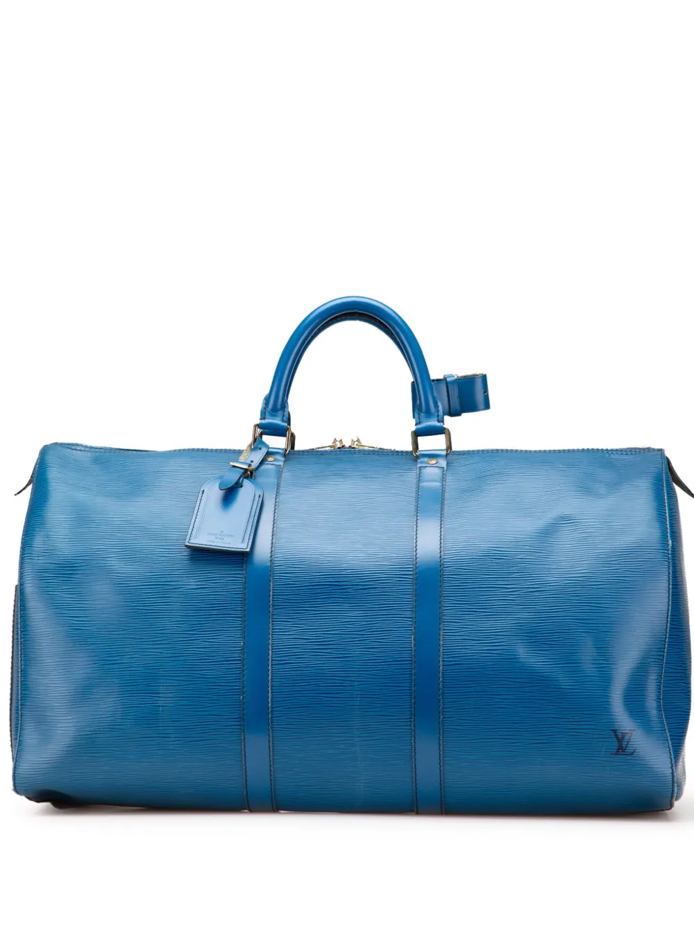 Louis Vuitton Pre-Owned 1992 Epi Keepall 50 travel bag - ブルー Louis Vuitton Pre-Owned 1992 Epi Keepall 50 travel bag - ブルー