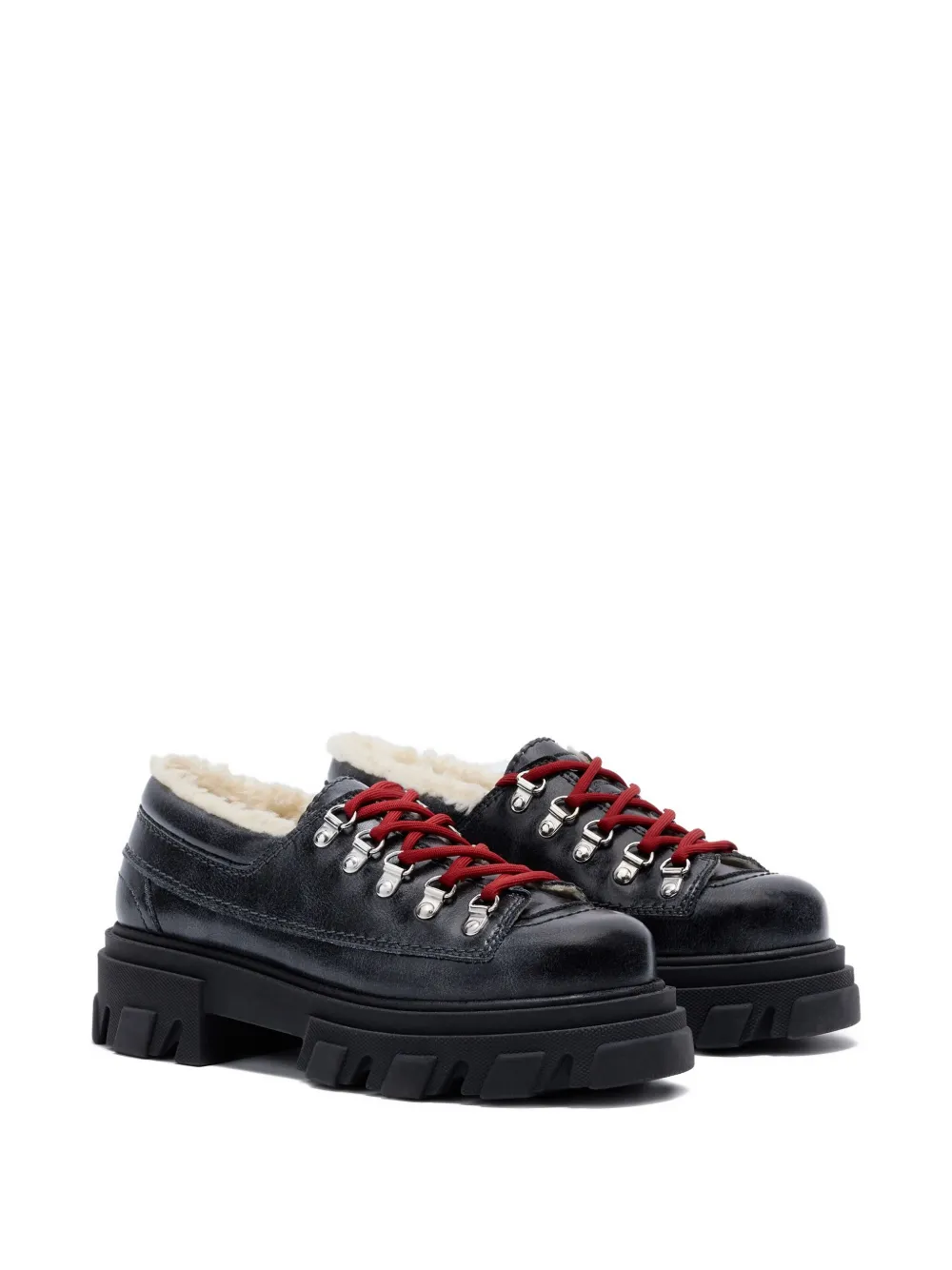 GANNI Lammy derby schoenen Grijs