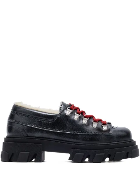 GANNI shearling derby shoes
