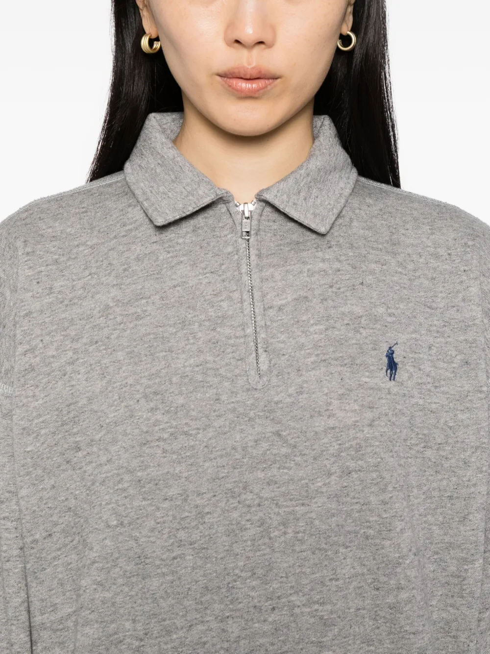 Polo Ralph Lauren Top met geborduurd logo Grijs
