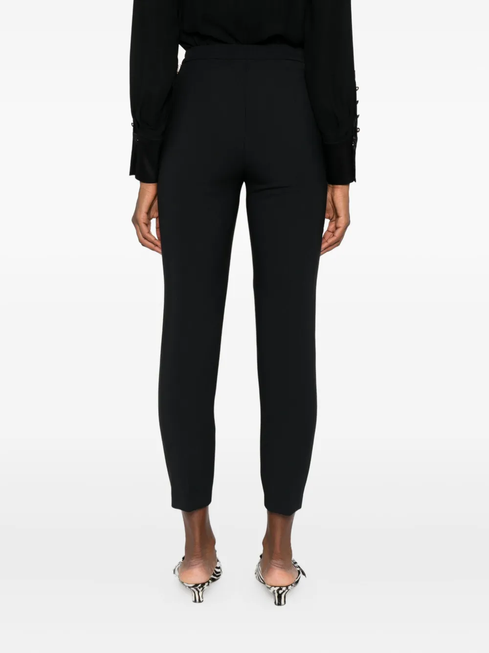 Elisabetta Franchi slim-fit tailored trousers Zwart