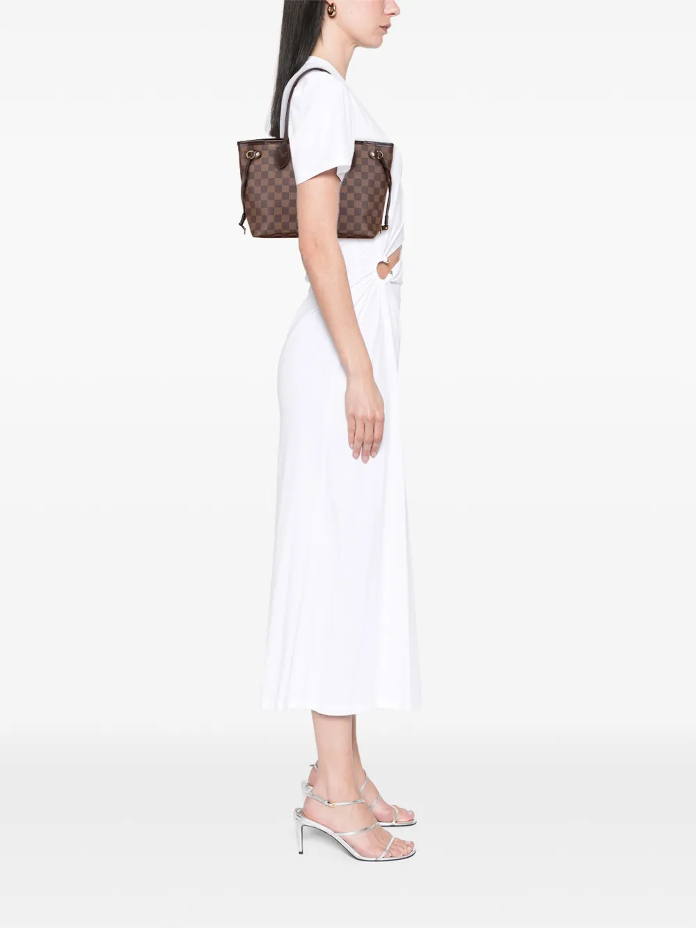 Louis Vuitton Pre-Owned 2011 Damier Ebene Neverfull PM tote bag | Pre-Owned | Image 2