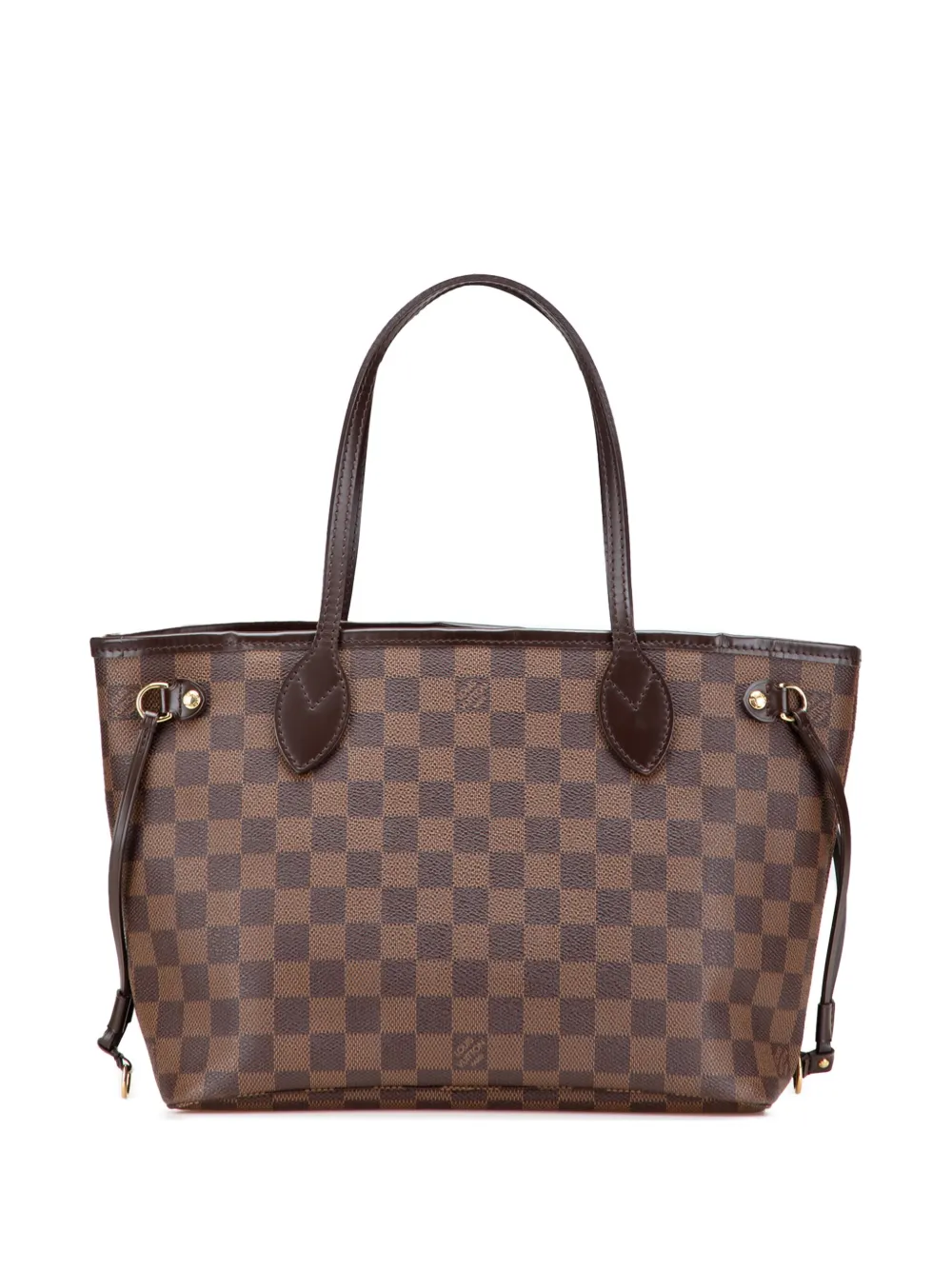 Louis Vuitton Pre-Owned 2011 Damier Ebene Neverfull PM tote bag - ブラウン Louis Vuitton Pre-Owned 2011 Damier Ebene Neverfull PM tote bag - ブラウン