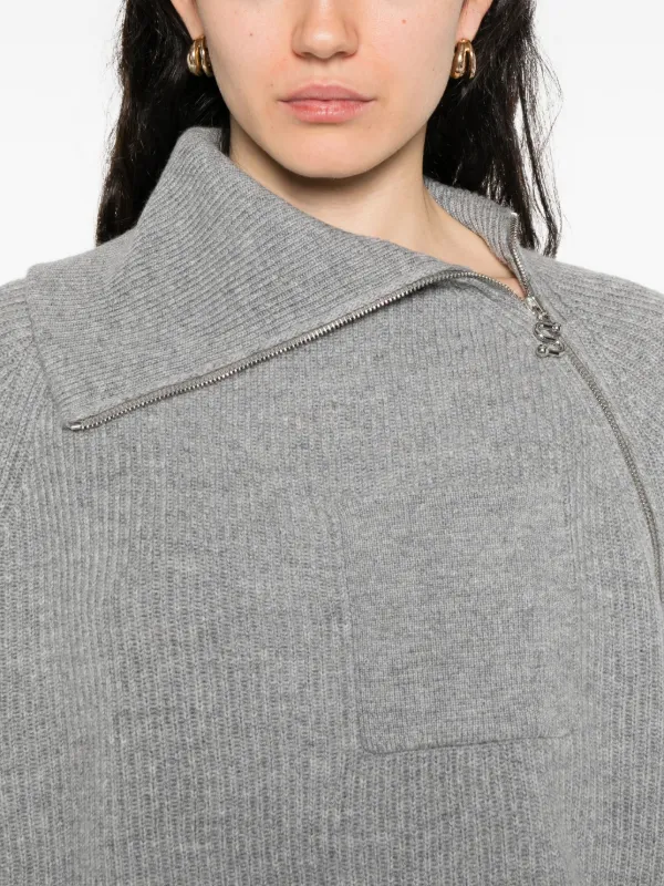 Sportmax ジップアップ セーター | グレー | FARFETCH JP
