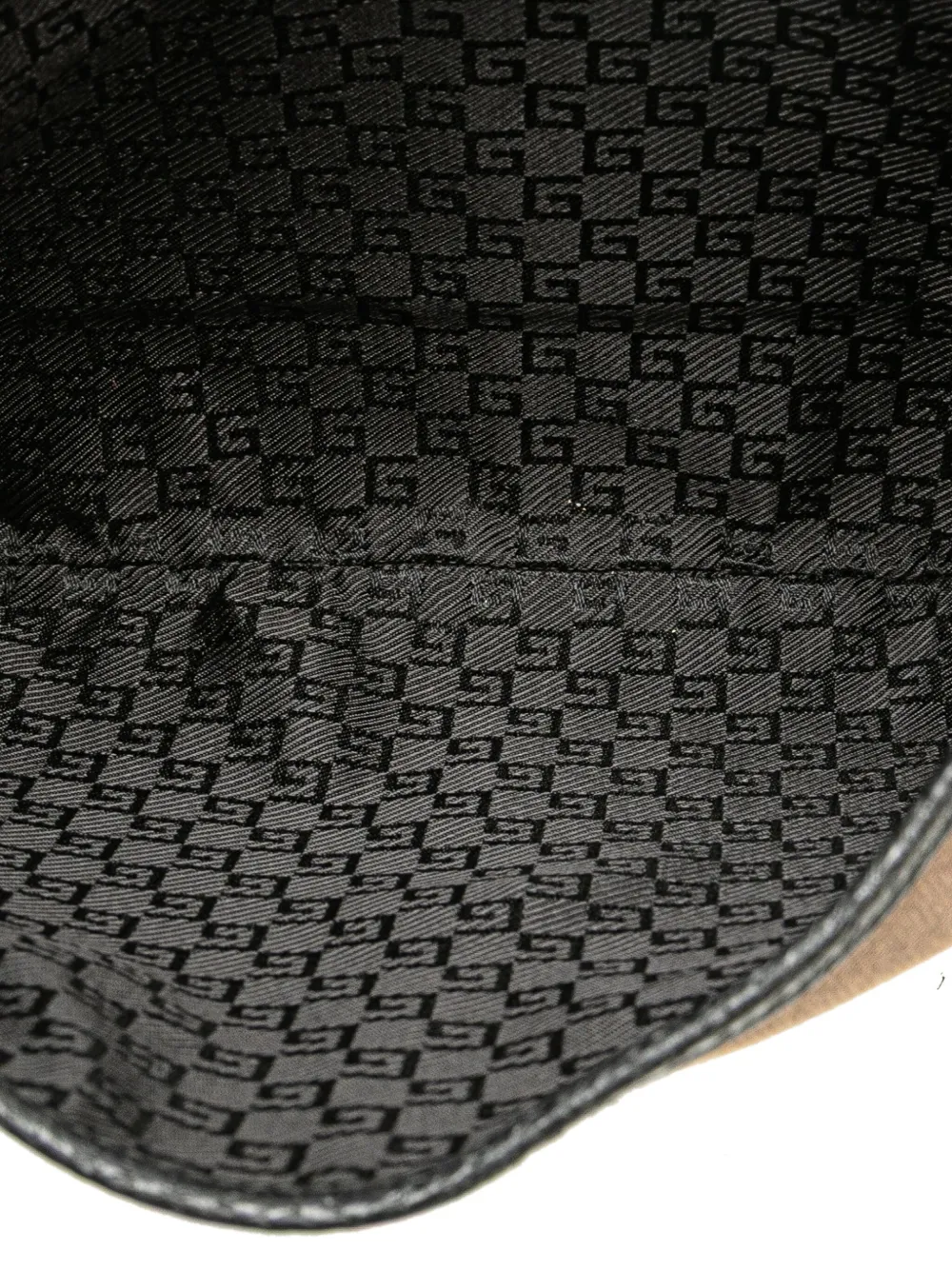 Pre-owned Gucci 2000-2015 Canvas Bamboo Jackie Hobo Bag In Black